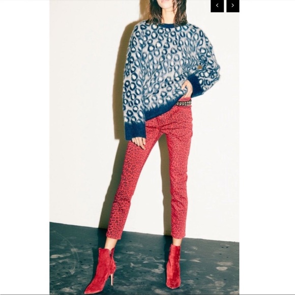 NWT Current/Elliot The Cali Sweater in Leopard Print - Picture 14 of 14